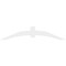 Ekena Millwork Archdale Architectural Grade PVC Gable Bracket, 84"W x 17 1/2"H x 2"D x 6"F, 5/12 Pitch GBP084X18X0206ARC00 - alternate 2